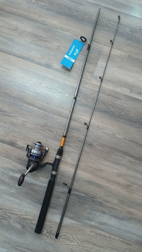 Combo Caña Shimano Fx 6.6 + Reel 14 Lb Linea Y 38 Accs