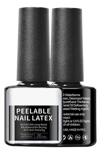 Barrera De Esmalte De Uñas De Látex Despegable Barrera De Es