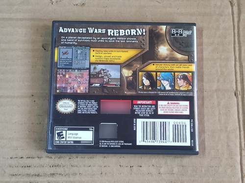 Advance Wars Days Of Ruin Ds -- Original -- Nintendo Ds (Usado)