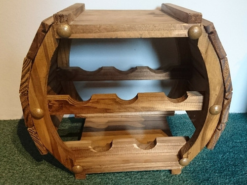 Imagen 1 de 5 de Bodega Cava Barril De Madera Para 5 Vinos