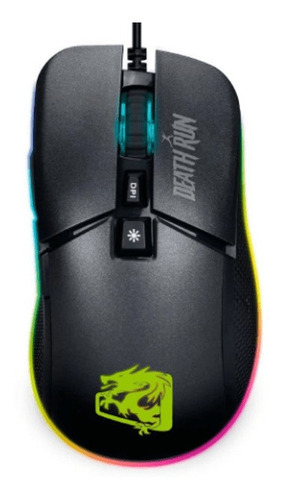 Imagem 1 de 5 de Mouse Gamer Death Run Led Rgb Chroma Hyper Response 7 Botoes
