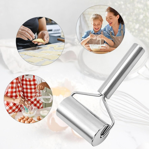 Rodillo Cocina -repostería Acero Inoxidable Calidad Premium