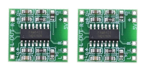 2 Unidades Pam8403 Amplificador De Audio 2x3w 5v