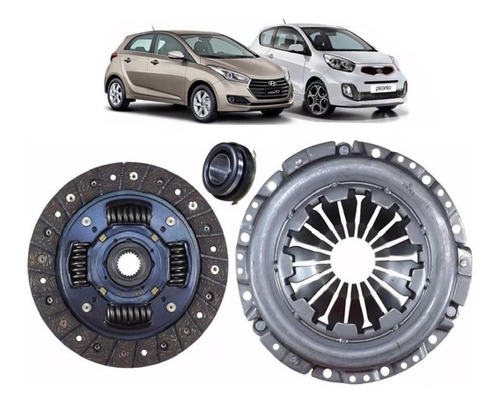 Kit De Embreagem Kia Picanto 1.0 12v  Gas  Atos Prime 1.0 