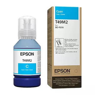 Tinta De Sublimación Epson T49m2 Color Cyan Para F170/ F570