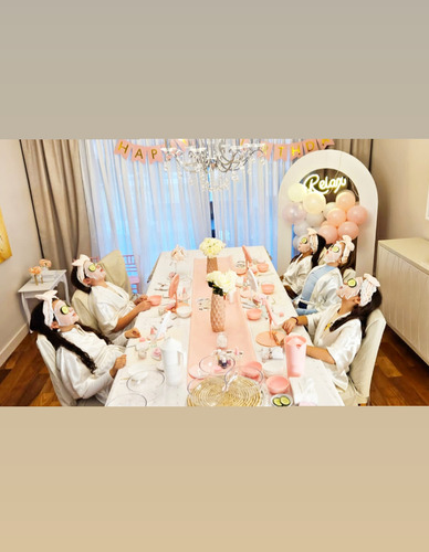 Spa De Nenas, Spa Party, Stand Glitter