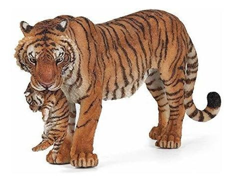 Papo Wild Animal Kingdom Figura, Tigresa Con Cub