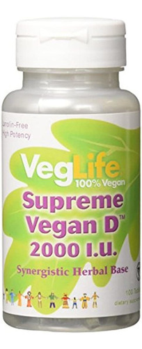 Veglife D 2000iu 100ct, 8937078, 1