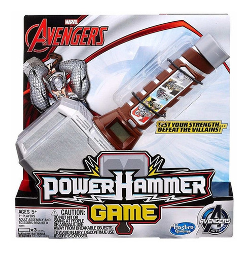 Brinquedo Martelo Do Thor Power Hammer Game Avengers Hasbro