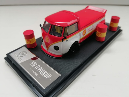 Timemicro Volkswagen T1 Camioneta Bus Shell Escala 1:64 Rojo (Usado)
