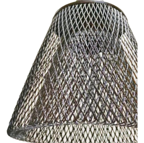 Pantalla De Lámpara Colgante, Accesorio De Trapezoide Negro