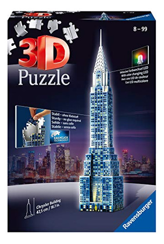 Ravensburger Chrysler Building 3d Puzzle Edición Nocturna