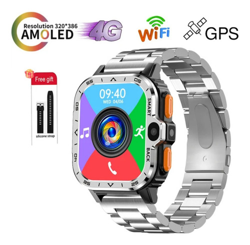 Gps Reloj Inteligente Hombres Nfc 4g  Sim/ Wifi Llamada 2024