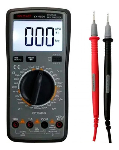 Tester Multimetro Digital Yaxun Yx-9801 True Rms