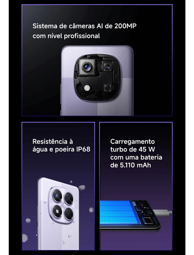Xiaomi Redmi Note 14 Pro 5g Dual Sim 12gb Ram 512gb 2025 Nfc Preto