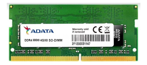 Tarjeta De Memoria Portátil Adata Pc4, Ddr4, 2133 Mhz, 4 Gb