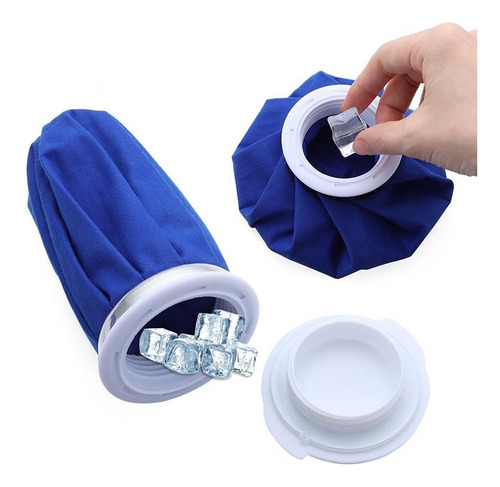 2 bolsas de hielo térmicas flexibles reutilizables para rodillas de 1 l/500 ml