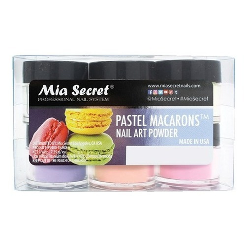 Acrílico Colección Pastel Macarons Mia Secret (06 Tonos)