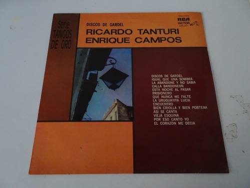 R Tanturi / E Campos - Discos De Gardel - Vinilo Tango