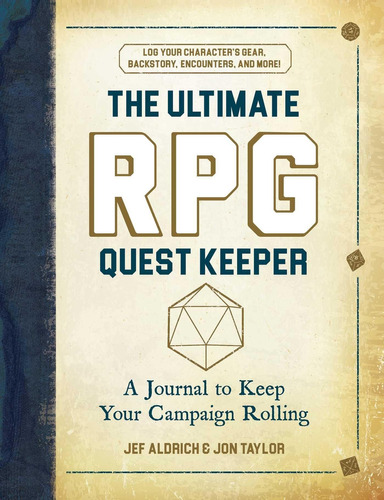 Libro: The Ultimate Rpg Quest Keeper: A Journal To Keep Your