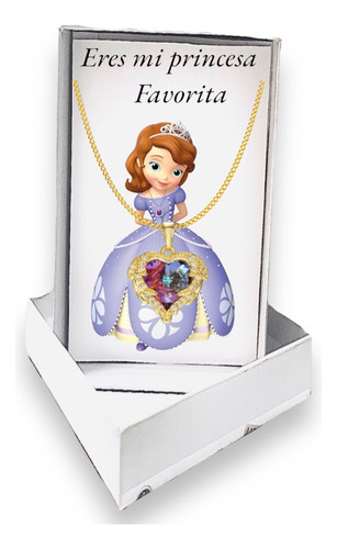 Collar Princesita Para Niñas Con Caja 