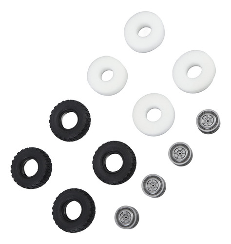 Llantas De Goma Y Plástico Para Neumáticos Rc Car Tire, 4 Un