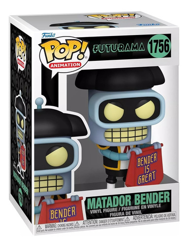 Funko Pop Matador Bender Futurama 1756