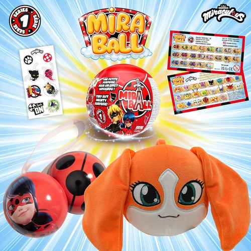 Miraculous Ladybug 4-1 Sorpresa Mirabola Juguetes Niños