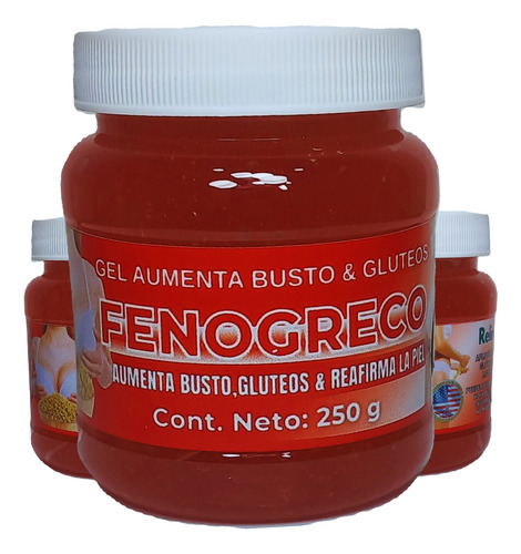 Gel Fenogreco Aumenta Busto & Glúteos Premium 250g Relingo Fenogreco