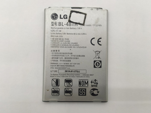 Bateria Celular Lg Bl-48th Original #3679