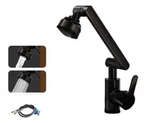 Comprar Llave Grifo Lavamanos Cuellos Giratorios 1080° + 2 Manguera