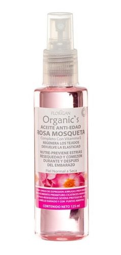 Aceite Antiedad Rosa Mosqueta Con Vit. E Florigan® 125ml.