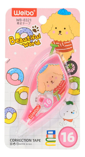 3 Correctores Cinta Kawaii Tinta Boligrafo Cinta Correctora