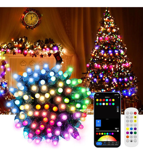 Luces Led Inteligentes De Navidad, Luces Inteligentes Parpad