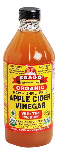 Bragg Usda - Vinagre De Sidra De Manzana Crudo Organico Sin