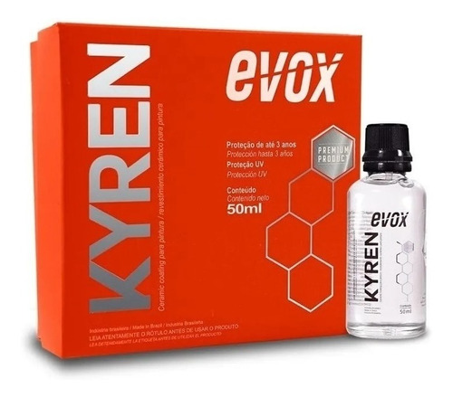 Kyren Vitrificação Para Pintura Coating Cerâmico Evox 50ml