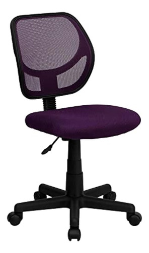 Flash Furniture Silla De Oficina Giratoria De Malla Morada C