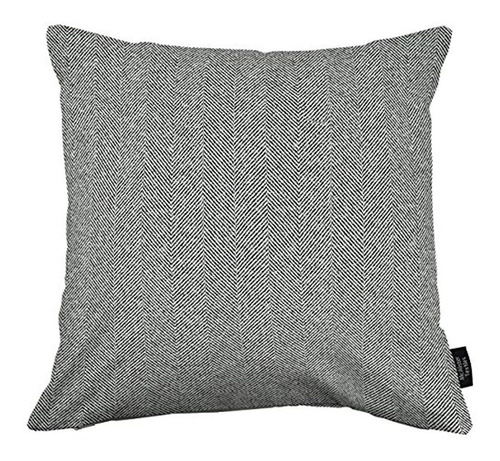 Mcalister Textiles Luxury Herringbone Throw Pillow Cover - F