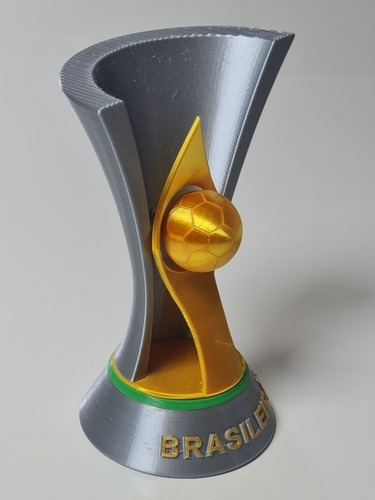 Miniatura Taça Campeonato Brasileiro Feita Em Impressão 3d