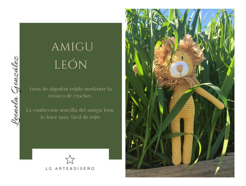 Patrón De León Amigurumi Crochet