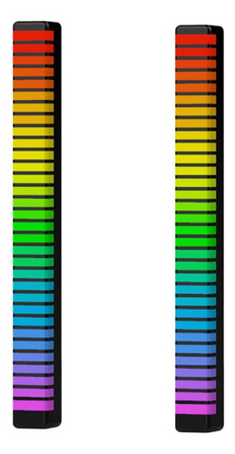 Juego De 2 Barras De Luz Rítmica Para Coche Control De Soni