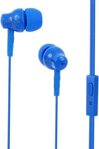 Magnavox Mhp4851bl Auriculares Silicona Con Micrófono - Azul