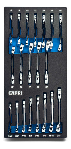 Capri Tools Xt90 Wavedrive Pro Juego De Llaves Combinadas P.