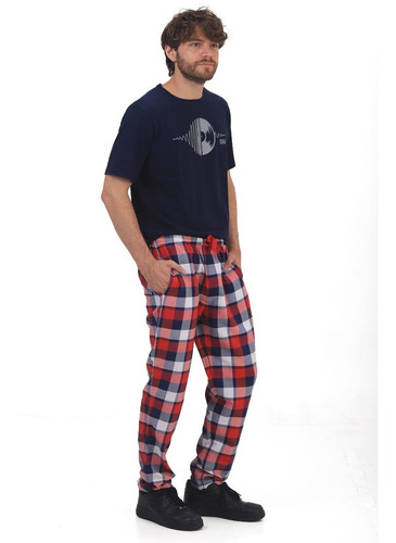 Pantalon Cuadrille Pant Cuadros Mujer Hombre