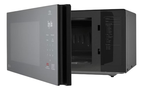 Microondas LG Neochef Preto Espelhado Limpa Fácil 30l 220v