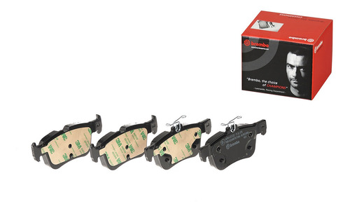 Balatas Bajos Metales Traseras Lincoln Mkz 15-16 Brembo