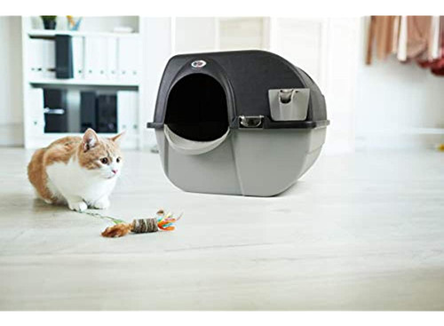 Omega Paw El-ra15-1 Elite Roll 'n Clean Litter Box Regular