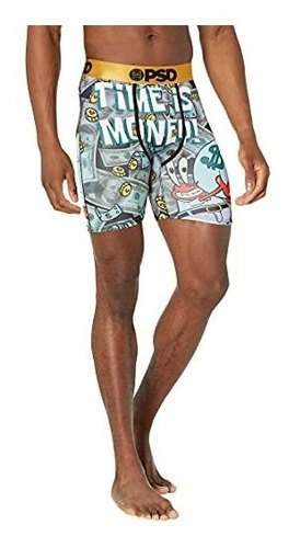 Bóxer Talla Medium Para Hombre Con Diseño De Bob Sponja