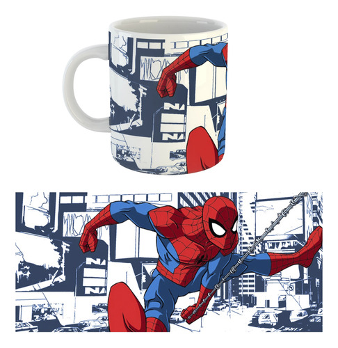 Taza Spiderman Marvel Peter Parker |de Hoy No Pasa| 2