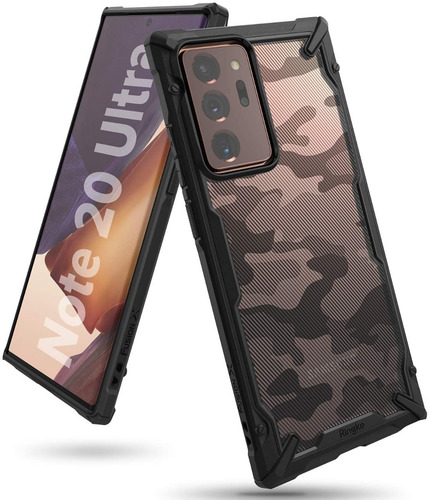 Imagem 1 de 8 de Capa Anti Impacto Ringke Fusion X Camo Galaxy Note 20 Ultra